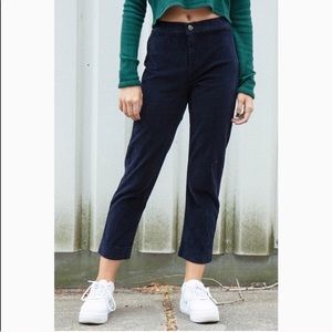 BRANDY navy corduroy pants